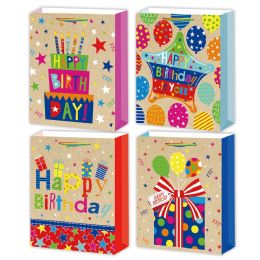 72 Bulk B'day Bag Glt 10.5x13x5.5-inch/l72