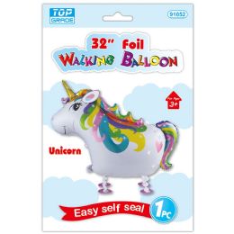 24 Bulk 32-inch Walking Balloon Unicorn