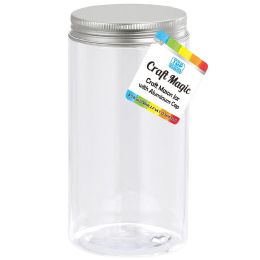 144 Bulk DIY wide mouth jar aluminum 5.5x10.5cm 250ml