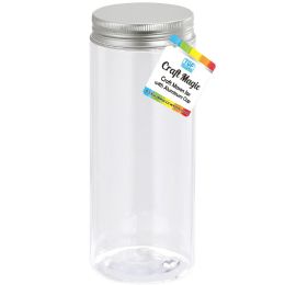 144 Bulk DIY wide mouth jar aluminum 5.5x17.5cm 400ml