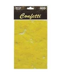 24 Bulk 15g Star Confetti Yellow12/432
