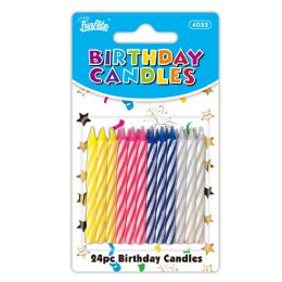 48 Bulk 24ct Birthday Candle
