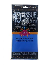 72 Bulk 10ct Tissue Paper D.blue 72s 20x20-inch