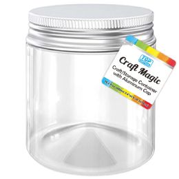 144 Bulk DIY wide mouth jar aluminum 8.5x10cm 480ml