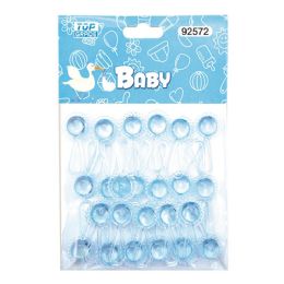 24 Bulk Rattles BB-Blue 24ct/1.5-inch