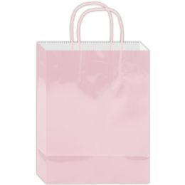 48 Bulk Gift Bag 10x8x4-inch/em Baby Pink Glossy