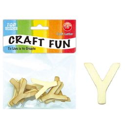12 Bulk Wooden Craft Letter "y" 1.6-inch/12ct