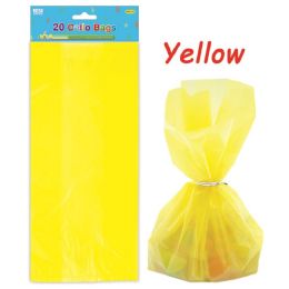 24 Bulk 20ct Loot Bag Yellow