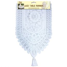 48 Bulk Lace Table Runner13x45-inch