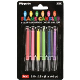 48 Bulk 6ct Colorflame Candle