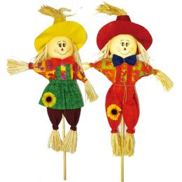 48 Bulk 27-inch Harvest Scarecrow 48s 4-Astd Dsgn