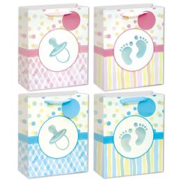 72 Bulk Baby Bag 3d+glt 7.5x9x4-inch/m 72s