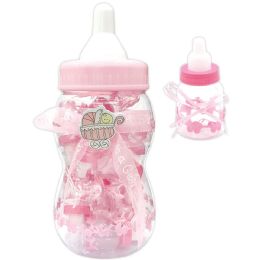 12 Bulk giant baby bottle Baby pink 12s 14.57hx7.15" 30-Piece 3.5"