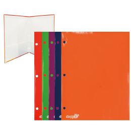 100 Bulk 2-Pocket Paper Folder 100s W/3 Rings