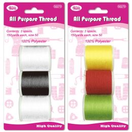 24 Bulk 3pc Thread Astd Clrs