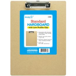 48 Bulk Hardboard Clipboard Standard with Low Profile Clip