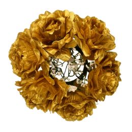 12 Bulk Candle Ring/gold 26cm