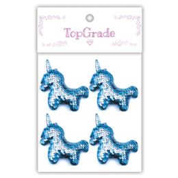 24 Bulk Sequin Unicorn Blue