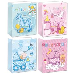 72 Bulk Baby Bag 3d+glt 7.5x9x4-inch/m 72s