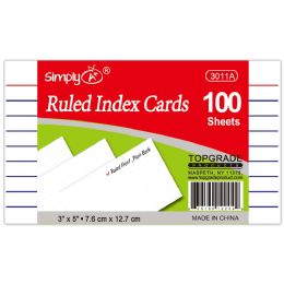 48 Bulk 3x5"/100ct Ruled Index Card 48