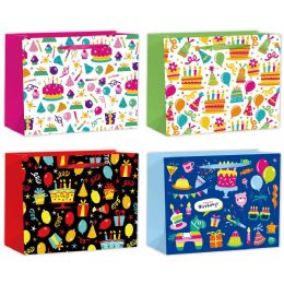 72 Bulk B'day Bag 16x13x8-inch/hj 72s 3d+glt