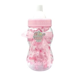 12 Bulk giant baby bottle Baby pink 12s 15.35hx8.27" 50-Piece 3.5"