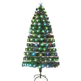 4 Bulk 6ft/210t Optical Fiber Tree 4s W/ornaments