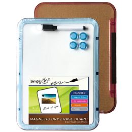 48 Bulk 8.5x11" Dry Erase Board with Marker and 4 Magnets