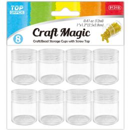 24 Bulk 8ct Mini Round Storage 2.5*2.8cm