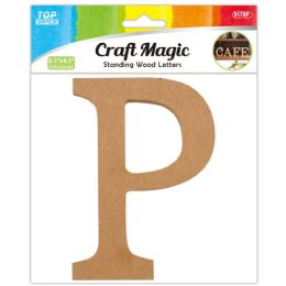 12 Bulk Wooden Letter "p" 13x12x1.2cm