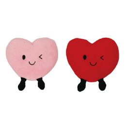 24 Bulk 9.8" V-Day Heart Red&pink