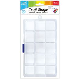 144 Bulk transparent plastic box 17.3x10x2.5cm