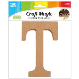 12 Bulk Wooden Letter "t" 13x12x1.2cm