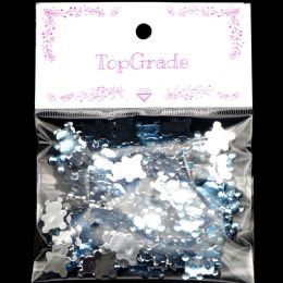 12 Bulk Acrylic Rhinestone Blue