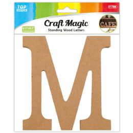 12 Bulk Wooden Letter "m" 13x12x1.2cm