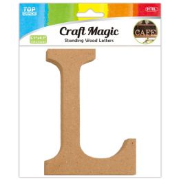 12 Bulk Wooden Letter "l" 13x12x1.2cm