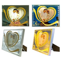 36 Bulk LED Glass Photo Frame 20x25cm Heart