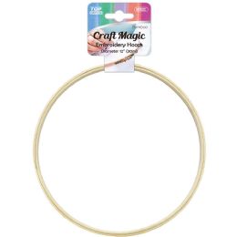 24 Bulk 12-inch Bamboo Embroidery Frame