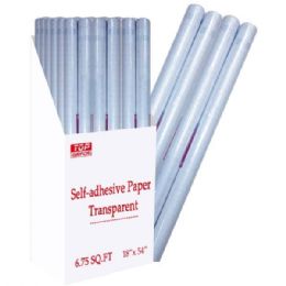48 Bulk Transparent Wall Paper 48s 18x54"