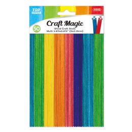 48 Bulk 50-Piece Colored Wooden Stick