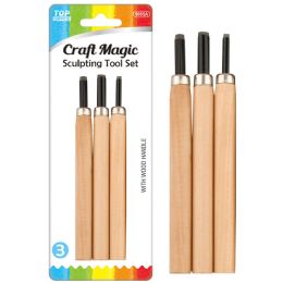 24 Bulk Sculpting Tool Set 3pc/set 13.5cm