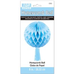 12 Bulk #97008lb 8-inch Honeycomb Ball L.blue