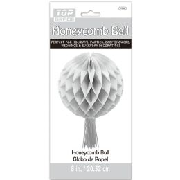 24 Bulk #97008sl 8-inch Honeycomb Ball Sil
