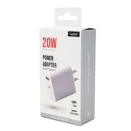 50 Bulk 20w multiport power adapter C and USB port