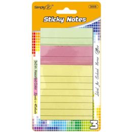 48 Bulk 120ct/3x3-inch Lined Stick Note 48