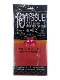 72 Bulk 10ct Tissue Paper Red 72s 20x20-inch