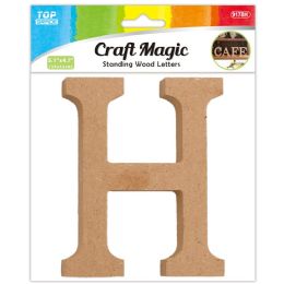 12 Bulk Wooden Letter "h" 13x12x1.2cm