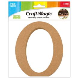 12 Bulk Wooden Letter "o" 13x12x1.2cm