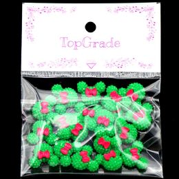 12 Bulk Acrylic Rhinestone/green