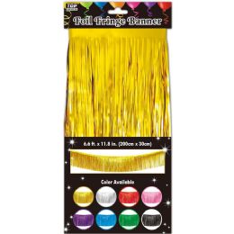 24 Bulk Foil Fringe Banner 6.6ftx11.8in